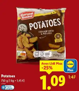 Lidl Potatoes offre