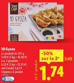 Lidl 10 Gyoza offre