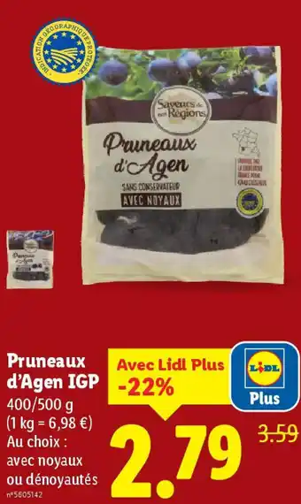 Lidl Pruneaux d'Agen IGP offre