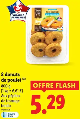 Lidl 8 donuts de poulet offre