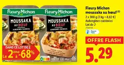 Lidl Fleury Michon moussaka au bœuf offre