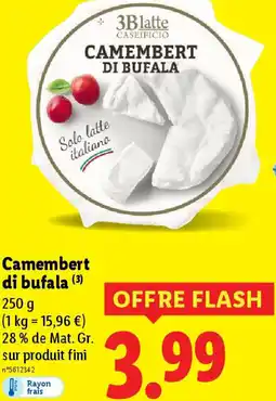 Lidl Camembert di bufala offre