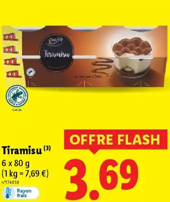 Lidl Tiramisu offre