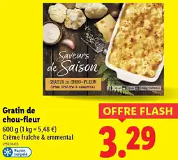 Lidl Gratin de chou-fleur offre