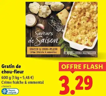 Lidl Gratin de chou-fleur offre