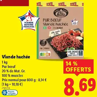 Lidl Viande hachée offre