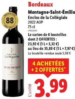 Lidl Montagne-Saint-Émilion Enclos de la Collégiale offre