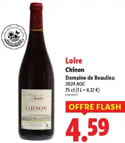 Lidl Chinon Domaine de Beaulieu offre