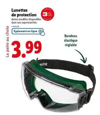 Lidl Lunettes de protection offre