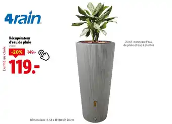 Lidl Récupérateur d'eau de pluie offre