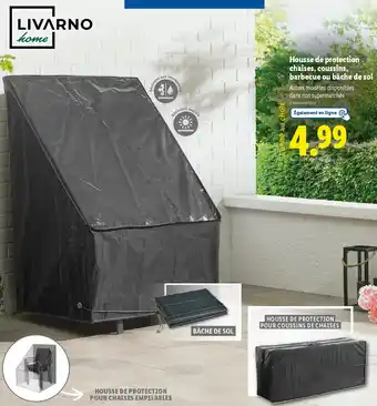 Lidl Housse de protection chaises, coussins, barbecue ou bâche de sol offre