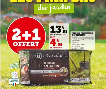 Hyper U U Spécialiste Terreau Plantation offre