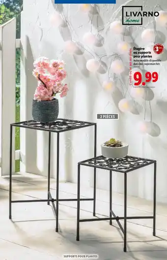 Lidl LIVARNO home Étagère ou supports pour plantes offre