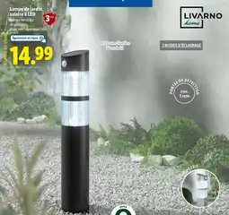 Lidl LIVARNO home Lampe de jardin solaire à LED offre