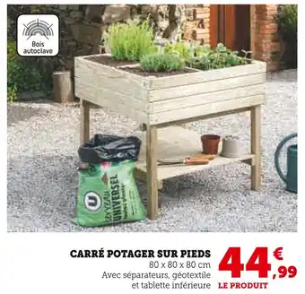 Hyper U Carré potager sur pieds offre