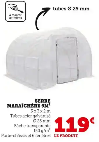 Hyper U Serre Maraîchère 9m² offre