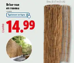 Lidl Brise-vue en roseau offre