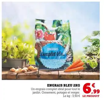 Hyper U Engrais bleu 2kg offre