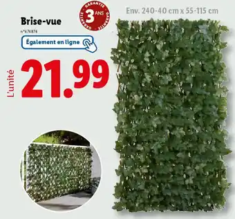 Lidl Brise-vue offre