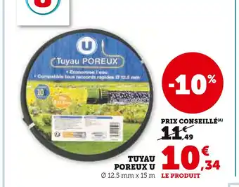 Hyper U U Tuyau poreux offre