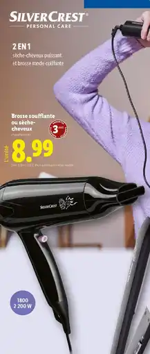 Lidl SILVERCREST Brosse soufflante ou sèche cheveux offre