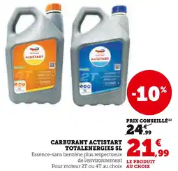 Hyper U TotalEnergies Carburant Actistart 5L offre