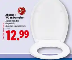 Lidl Abattant WC en Duroplast offre