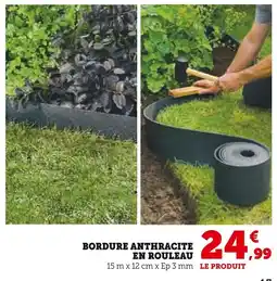 Super U Bordure anthracite en rouleau offre