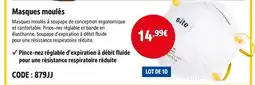 Screwfix site Masques moulés offre