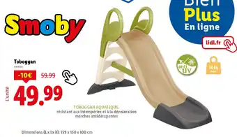 Lidl Smoby Toboggan offre