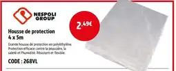 Screwfix Nespoli Group Housse de protection 4 x 5m offre