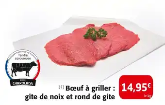 Colruyt Bœuf à griller : gite de noix et rond de gite offre