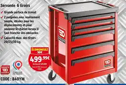 Screwfix Facom Servante 6 tiroirs offre