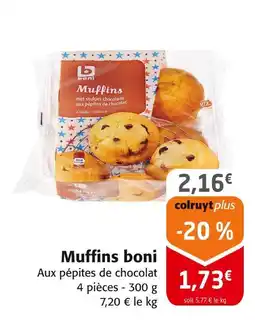 Colruyt BONI Muffins offre