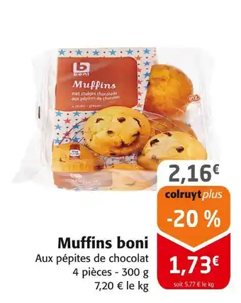 Colruyt BONI Muffins offre