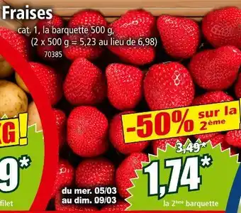 Norma Fraises offre