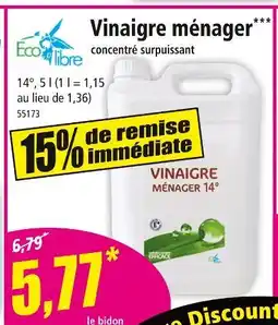 Norma Eco Libre Vinaigre ménager offre