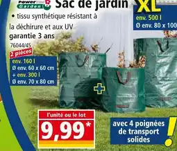 Norma POWER GARDEN Sac de jardin xl offre