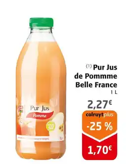 Colruyt BELLE FRANCE Pur jus de pomme offre