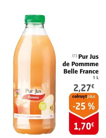 Colruyt BELLE FRANCE Pur jus de pomme offre