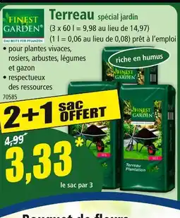 Norma FINEST GARDEN Terreau spécial jardin offre