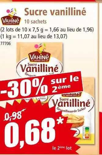 Norma VAHINÉ Sucre vanilliné offre