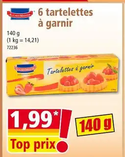 Norma KUCHEN MEISTER 6 tartelettes à garnir offre