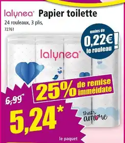 Norma LALYNEA Papier toilette offre