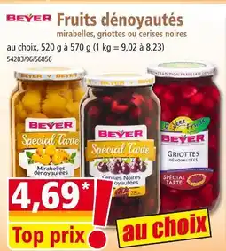 Norma Beyer Fruits dénoyautés offre