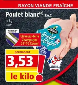 Norma Poulet blanc p.a.c offre