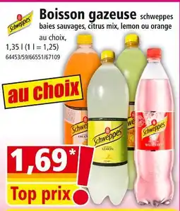 Norma SCHWEPPES Boisson gazeuse offre