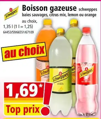 Norma SCHWEPPES Boisson gazeuse offre