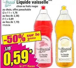 Norma BOOM Liquide vaisselle offre