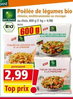 Norma BIO SONNE Poêlée de légumes bio offre